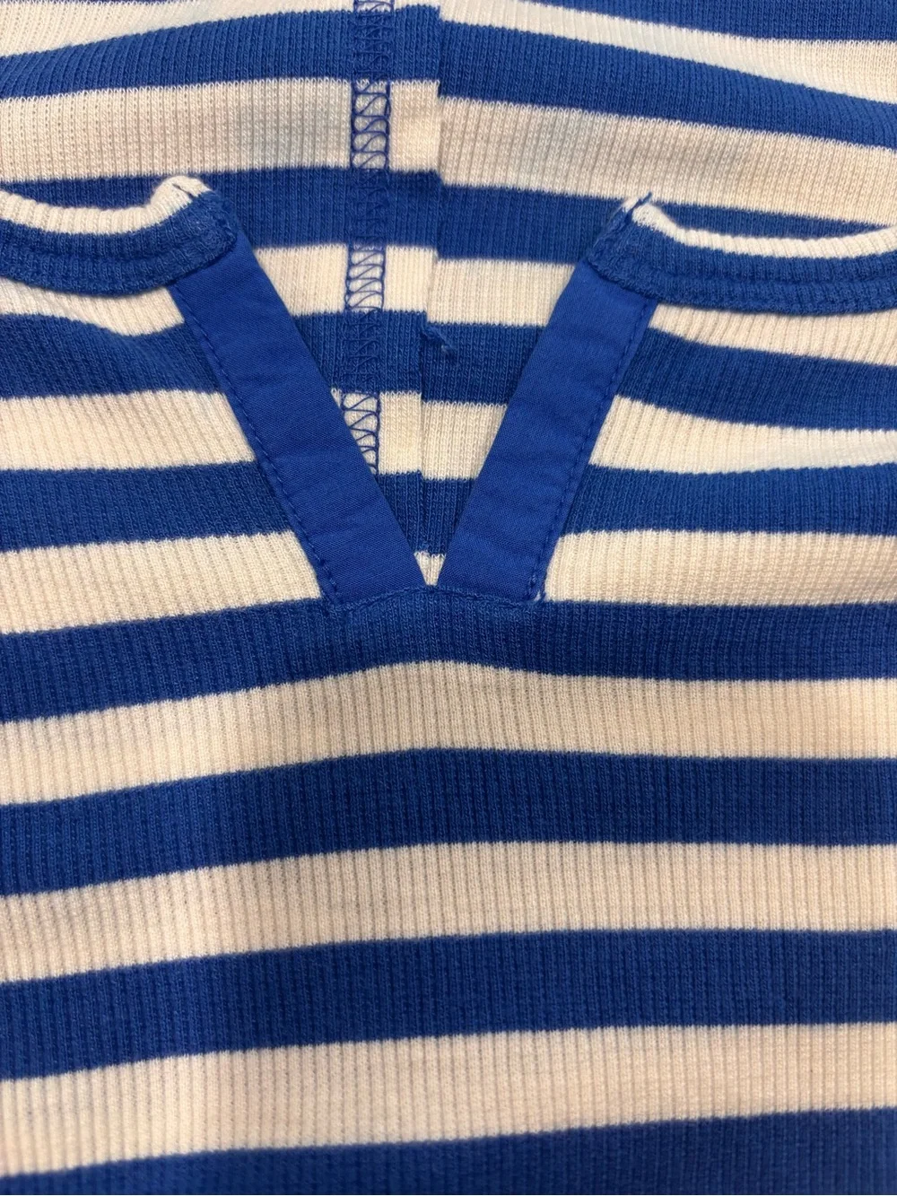Pilcro Anthropologie Notched Long-Sleeve Tee NWT Size L Sold out Color - Picture 6 of 10